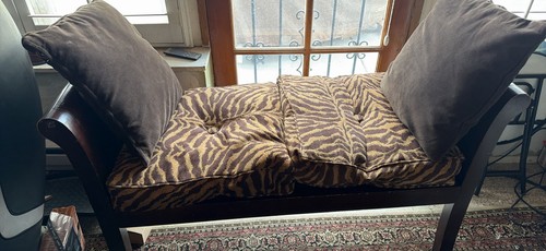 Wood daybed with - wood, animal