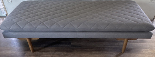 Gray upholstered daybed wood - gray,