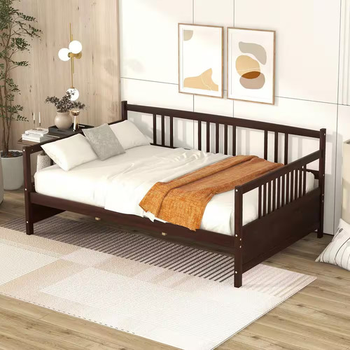 Espresso brown wood - frame, full